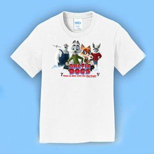 New! Arctic Dogs Official Movie T-Shirt Youth M L
